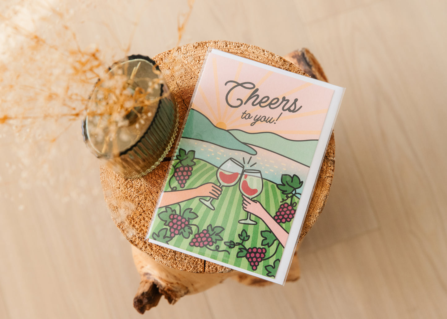 Greeting Card - Cheers to You!